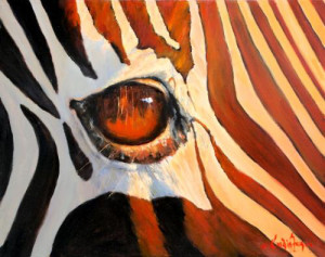 Zebra eye